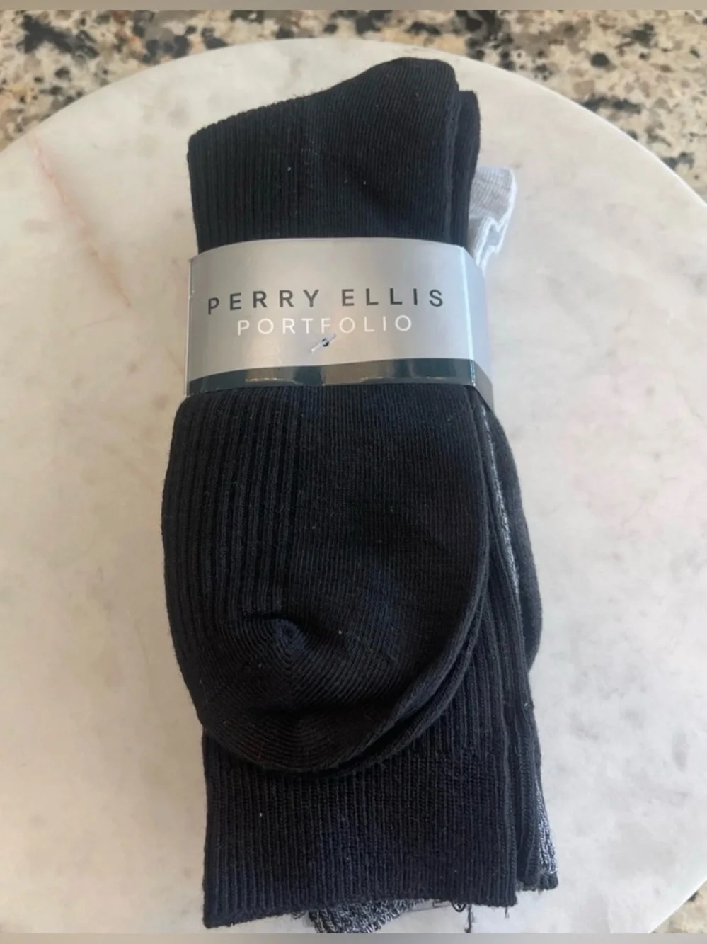 Perry Ellis Portfolio Men's 5 Pair Dress/Casual Socks Micro poly blend 7-12